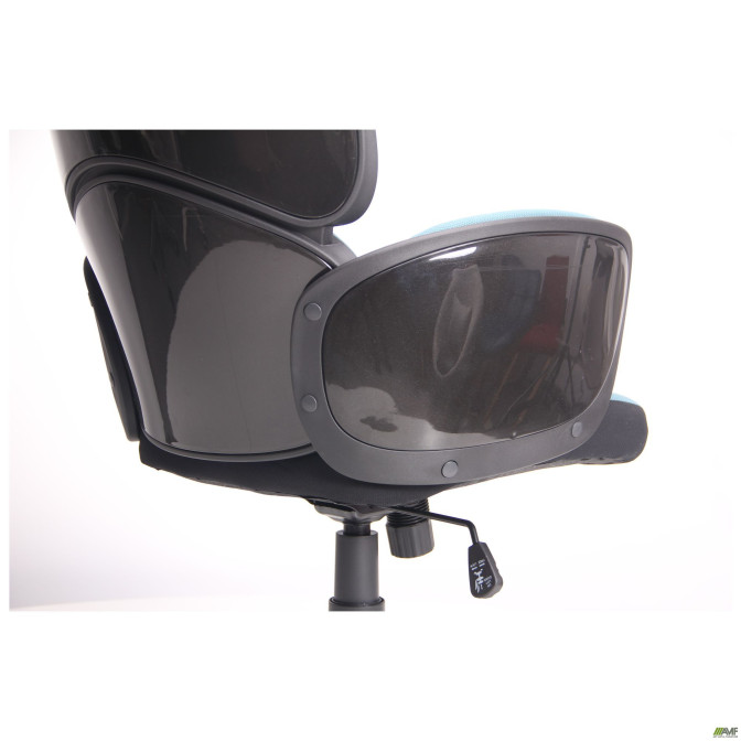 Крісло Starship Black сталевий синій AMF