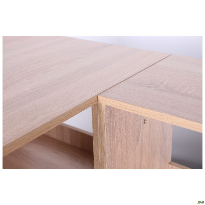 Стіл комп'ютерний Gravity GR-102 R (1200х1200х760) Дуб Сонома AMF