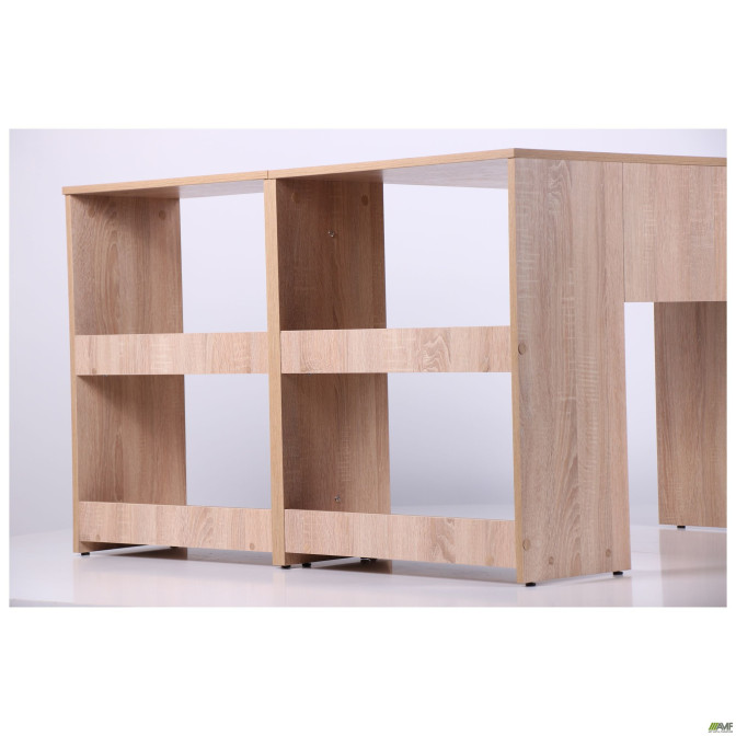 Стіл комп'ютерний Gravity GR-102 R (1200х1200х760) Дуб Сонома AMF