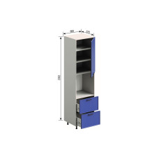 Кухонна секція пенал П 60 ДШ LUX (h-920) Аріель Світ меблів