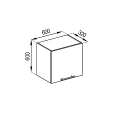 Кухонна секція верхня 60 ОКАП (h-920) Адель Світ меблів