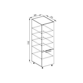 Кухонна секція пенал П 60 Адель Світ меблів