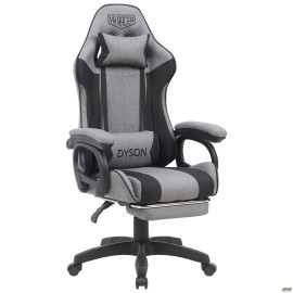Кресло геймерское VR Racer Textile Dyson темно-серый/черный AMF