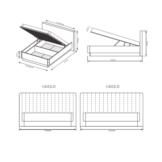 Кровать с подъёмным механизмом 1,8x2,0 Лори / Lory Глянец Кашемир MiroMark LR-48-GC Кровать с подъёмным механизмом 1,8x2,0 Лори / Lory Глянец Кашемир MiroMark LR-48-GC