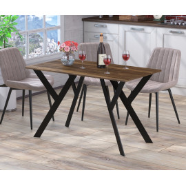Стіл обідній Шла 120-65 стільниця прямі кути Loft Design