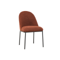 Стул M-110 терракотовый  +  черный Vetro mebel