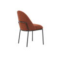 Стул M-110 терракотовый  +  черный Vetro mebel