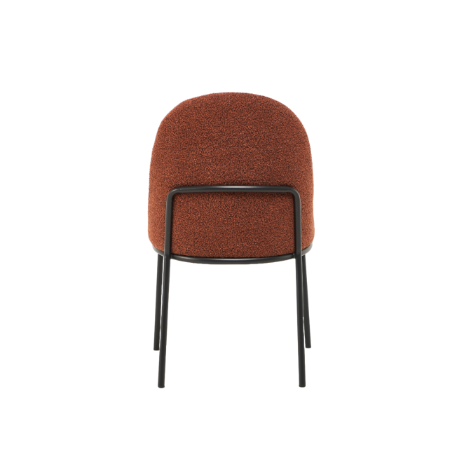 Стул M-110 терракотовый  +  черный Vetro mebel