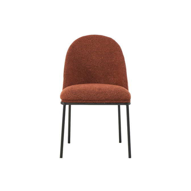 Стул M-110 терракотовый  +  черный Vetro mebel