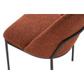 Стул M-110 терракотовый  +  черный Vetro mebel