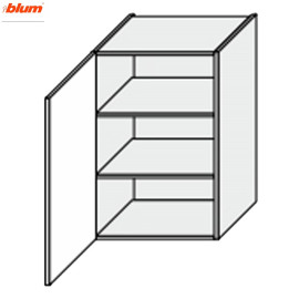 Кухонна секція Вінтаж верхня 50В/900 1дв Pro Blum VN-551W/9003 MiroMark