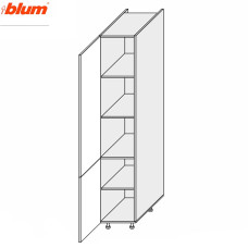 Кухонна секція Мері Пенал 40П/2140 Pro Blum MR-741W/9003gl MiroMark