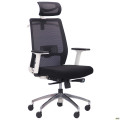Кресло Install White, Alum, Black/Black AMF
