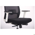 Кресло Install White, Alum, Black/Black AMF