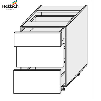 Кухонна секція Валенсія нижня 50Н3ШХ/820 Pro Hettich VL-053W/9003 MiroMark