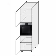 Кухонна секція Мері Пенал 60ПД/2140 Духовка MR-761W/9003gl MiroMark