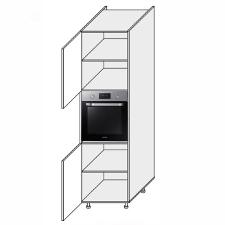 Кухонна секція Мері Пенал 60ПД/2140 Духовка MR-761W/9003gl MiroMark