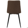 Стул обеденный Kansas-D черный/кожзам камел  AMF