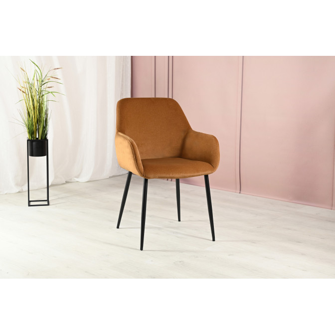 Стул M-220 карамель  +  черный Vetro mebel