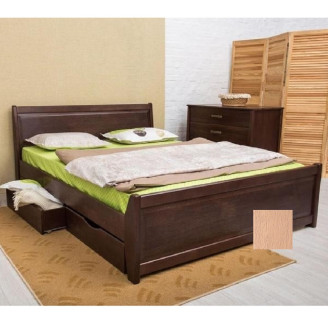 Кровать Сити филенка с ящиками 180x190 Бук Олимп У-1