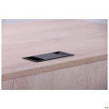 Стол компьютерный Pluto ST L (1200х600х750) Дуб Эндгрейн/Черный графит AMF