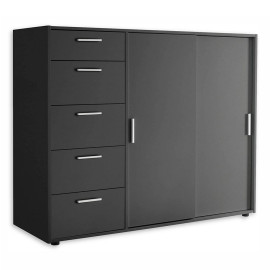 Комод 2Дв 5Ящ Кейс / Case Графіт MiroMark 3831229M