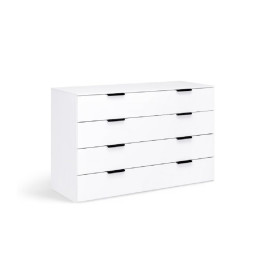 Комод 4Ящ Міла / Mila Глянець Білий MiroMark MA-64-WB