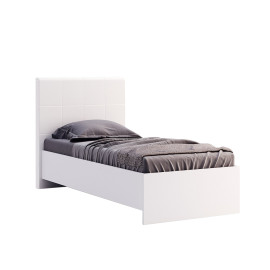 Кровать с каркасом 0,8x1,9 Фемели / Family Глянец Белый MiroMark FM-30-WB