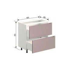 Кухонная секция нижняя Н 80 Ш FAVORIT Зарина Мир мебели