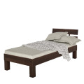 Ліжко дерев'яне Дженні колір Горіх Mebel Servise