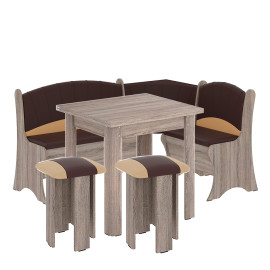 Кухонний комплект Капітан Кутник  +  Стіл розкладний - 3  +  Табурет - 3 VIP Піхотін