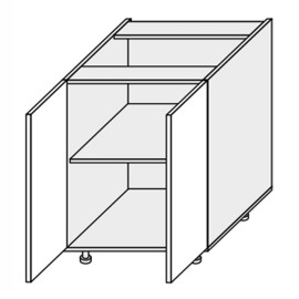 Кухонная секция Винтаж нижняя 80Н/820 2дв VN-080W/9003 MiroMark