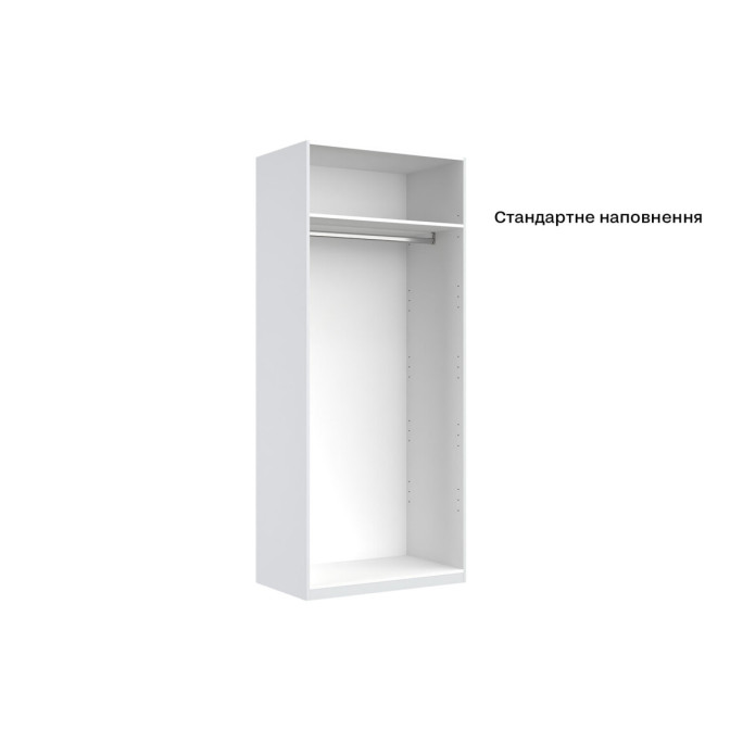 Шкаф 2Дв без зеркал Фемели / Family Глянец Белый MiroMark FM-12-WB