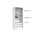 Шкаф 2Дв без зеркал Фемели / Family Глянец Белый MiroMark FM-12-WB