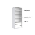 Шкаф 2Дв без зеркал Фемели / Family Глянец Белый MiroMark FM-12-WB