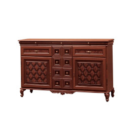 Комод 2Дв 1.7 Каштан ДСП / Прованс Тёмный Ливорно Мир Мебели