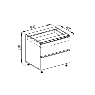 Кухонна секція нижня Н 60 Ш ( + ВШ) LUX Софі Світ меблів Кухонна секція нижня Н 60 Ш ( + ВШ) LUX Софі Світ меблів