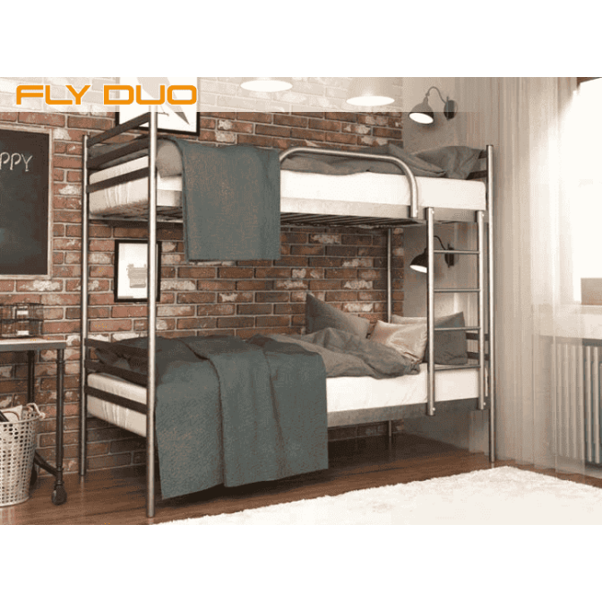 Двухъярусная металлическая кровать Fly duo / Флай Дуо Метакам