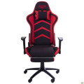 Кресло VR Racer Textile Craft черный/красный AMF