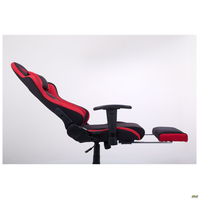 Кресло VR Racer Textile Craft черный/красный AMF