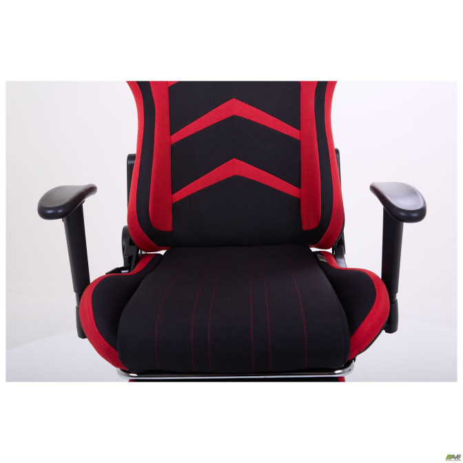 Кресло VR Racer Textile Craft черный/красный AMF
