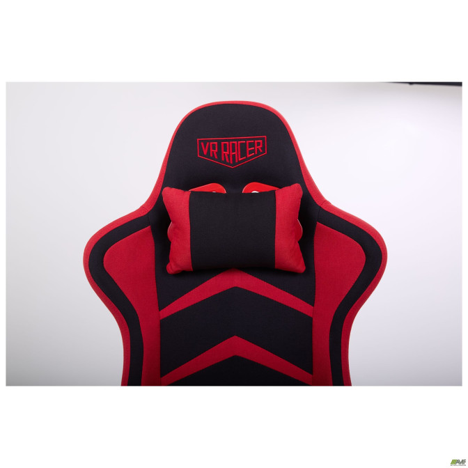 Кресло VR Racer Textile Craft черный/красный AMF