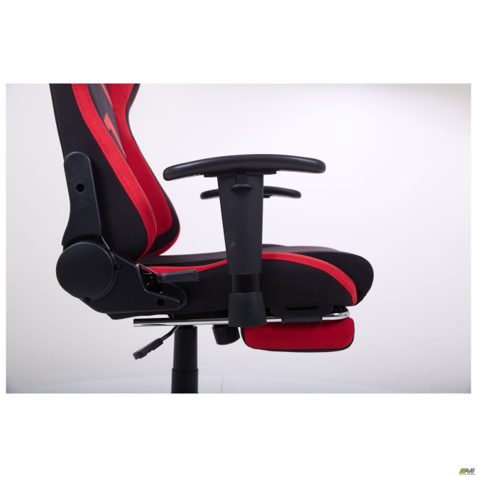 Кресло VR Racer Textile Craft черный/красный AMF