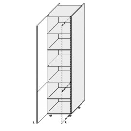 Кухонная секция Миллениум WG Пенал 60П/2320 Правая ML-860W/01R MiroMark