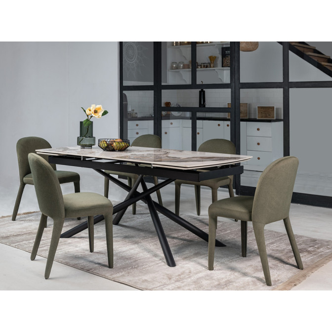 Стол обеденный TML-1200 Пино Vetro mebel
