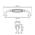 Ручка металева СС-128мм HL-05-BL MiroMark