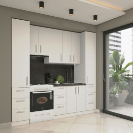 Кухня готова ДСП 3 Класик 2,4 м висота Н 900 плита окремо, з ручками Senam