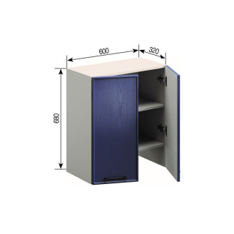 Кухонная секция верхняя В 60 под вытяжку Ариэль Мир мебели