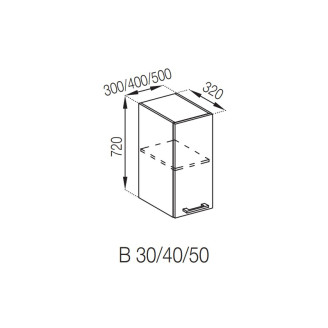 Кухонна секція верхня В 30 Марта Світ меблів