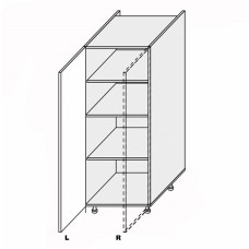 Кухонная секция Пенал Миллениум 60П/1420 Левая ML-660W/9003L MiroMark